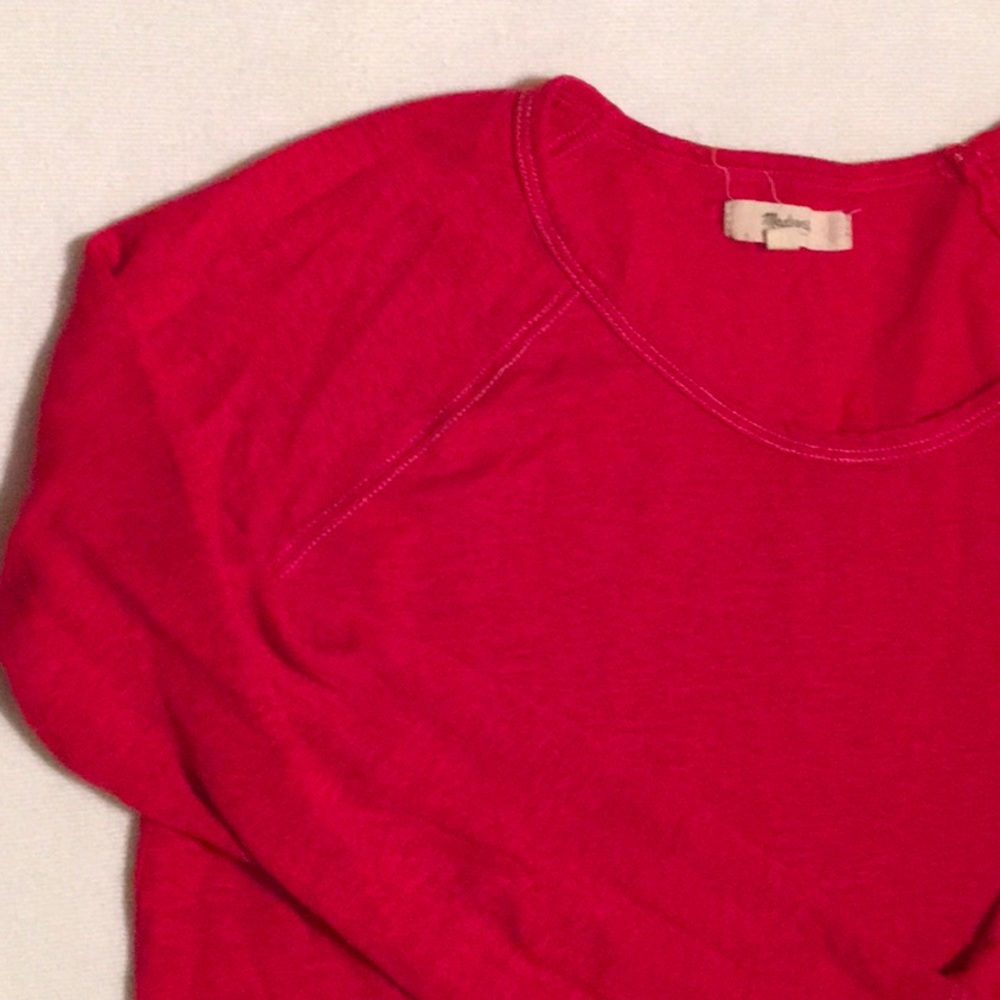 Madewell Linen Pullover sz S - Picture 6 of 10